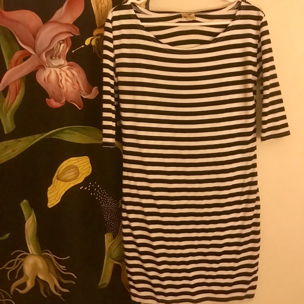 Striped Fitted Dress